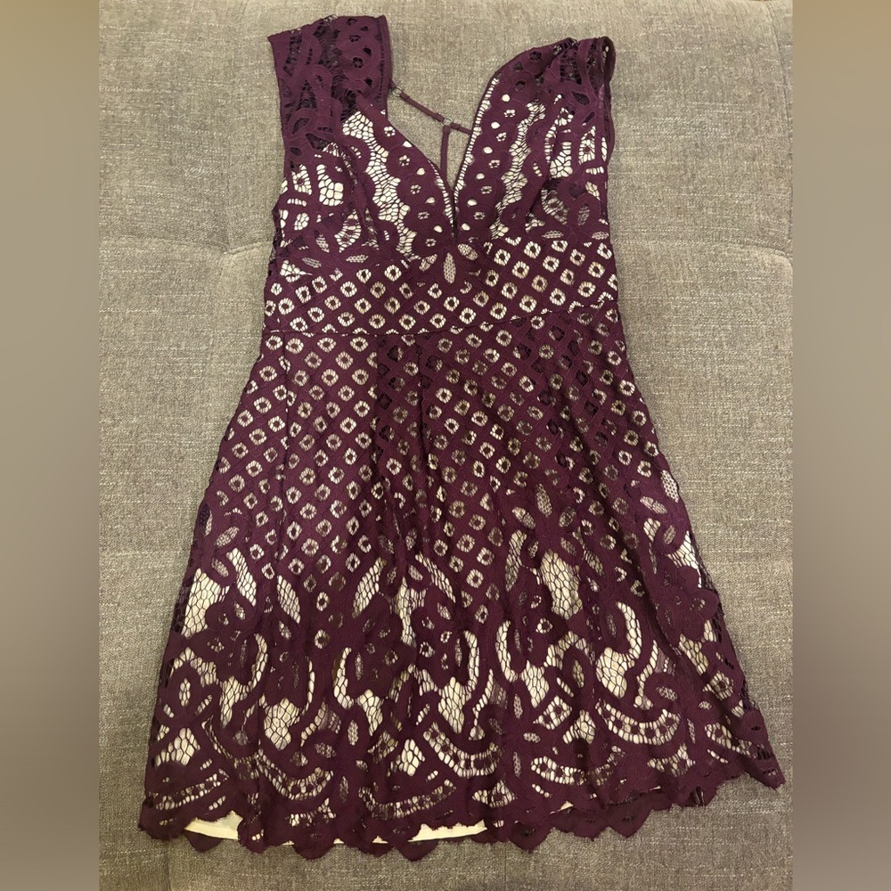 Free people Size 0 Plum dress